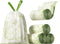 YIHUANYIFA 200pcs 4 Gallon Trash Bags Drawstring Tear-Free Separated Plastic Can Liner for