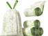 YIHUANYIFA 200pcs 4 Gallon Trash Bags Drawstring Tear-Free Separated Plastic Can Liner for
