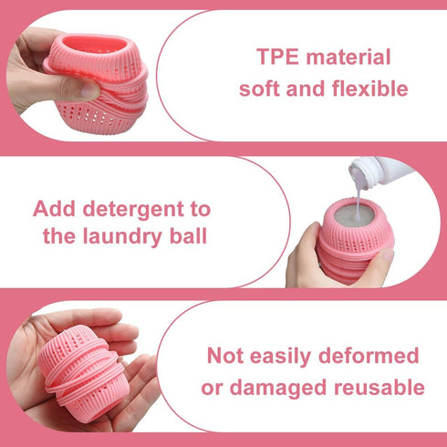 3pcs/Set Washing Machine Laundry Ball, Fabric Softener Dispenser Laundry Balls for Removal Washer Ball Dryer