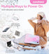 USB Heating Pad - 5V Heated Travel Pads for Car Airplane, 3 Heat Settings, Auto Shut Off, Pain Relief (16"x 12")