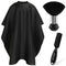 NICEMOVIC Hair Cutting Barber Cape with Neck Duster Brush, Professional Barber Accessories for Salon Haircut