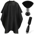 NICEMOVIC Hair Cutting Barber Cape with Neck Duster Brush, Professional Barber Accessories for Salon Haircut