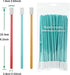 100PCS Disposable Crevice Cleaning Brush Tool kit, Toilet Brush Disposable,Toilet seat Cleaner Tool Disposable.(Blue) by Kevinrooty