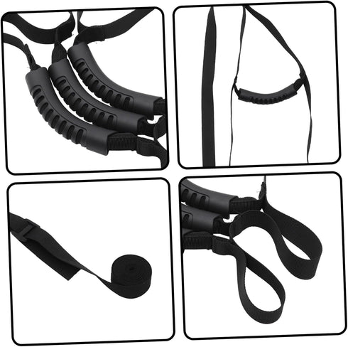 Seniors Bed Ladder Pull Up Belt for Elderly Easy Install Transfer Aid for Disabled Comfortable Design for Mobility