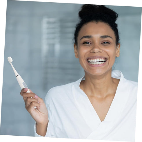 HINTRMENT Electric Toothbrush for Adults, Waterproof Soft Bristle Sonic Toothbrush with Rechargeable Battery, Portable