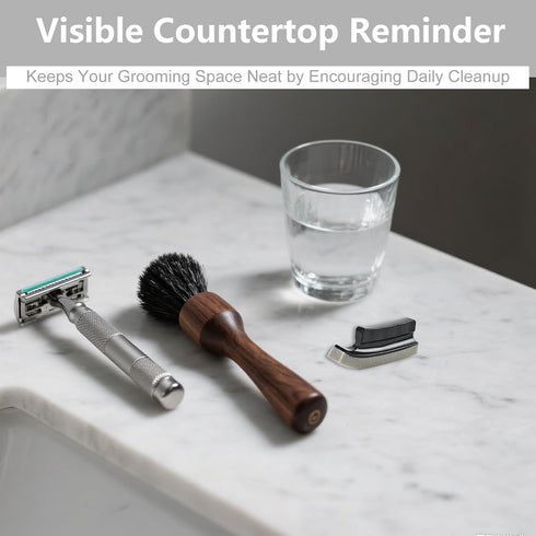 KGCGJVB Trimming Trimmings Countertops Beard Sponge Beard Hair Cleaner Scrubber Brush for Sink Clean Up Catcher Men