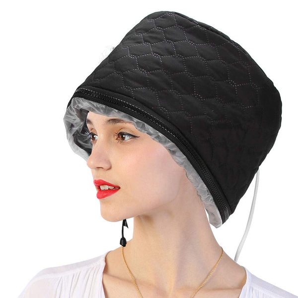 Dioche Hair Steamer, Deep Conditioning Heat Hat, Adjustable Hot Oil Treatment for Hair Care, US Plug 110V