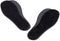 Natural Summer Black Terry Cloth Insoles, Soft and Flexible, 2 Pairs, 7 Women US