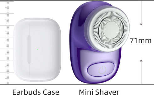Mini Electric Shaver, Pocket Size Rechargeable Razor for Men Women, Portable Waterproof Electric Shaver (1 Pack)