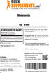 BulkSupplements.com Melatonin Powder - Sleep Supplement, 3 mg Melatonin for Adults, Vegan, Pure & Gluten Free, 25g