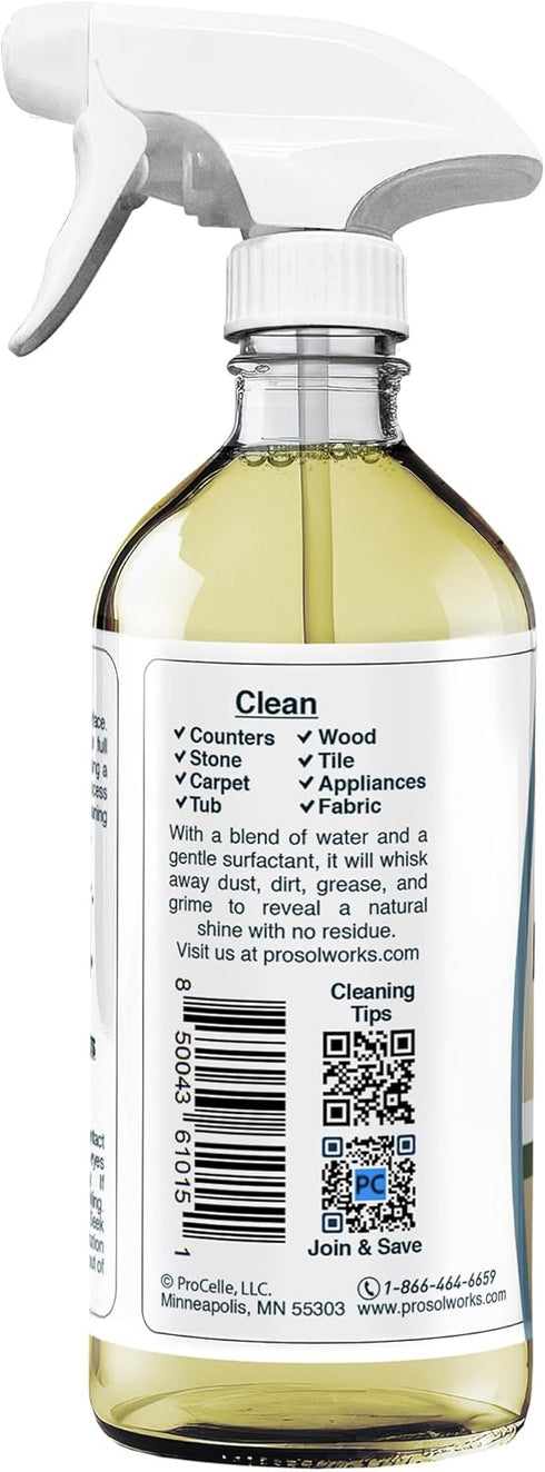 All Purpose Cleaner Cleaning Spray 16 oz - Multi Surface Cleaner for Counters, Wood, Stone, Tile, Fabric, Tub &