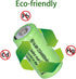 10 Packs 2/3AA Size Rechargeable Batteries, 600mAh 1.2V Ni-MH for Solar Lights (Not AA Standard Size)