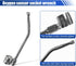 Tuxihapp O2 6 12 7/8"/22mm O2 Double Sided Flexible Sensor Wrench, Point & Point Socket Head Oxygen Sensor Wrench
