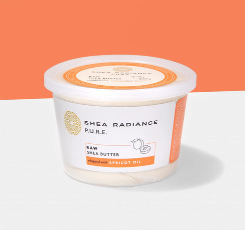 Shea Radiance P.U.R.E Raw Shea Butter | 100% Natural & Unrefined Body Butter | 9 oz | Soothes, Softens, Moisturizer