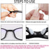 Eyeglass Nose Pads - Adhesive Anti-Slip Soft Silicone Nose Pad Cushion for Glasses, 12 Pairs, Clear
