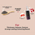 Mina ibrow Hair Color | Natural Spot Coloring Hair Tinting Powder, Water and Smudge Proof, No Ammonia, No Lead, Black