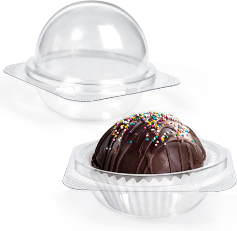 Vowcarol Cocoa Bomb Boxes Spherical Chocolate Bomb Package Box Small Cupcake Box