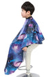 PERFEHAIR Kids Haircut Barber Cape Cover - Hair Cutting, Styling, and Shampoo with Space Starry Sky Printing