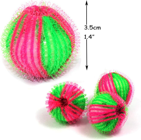 Pet Hair Remover for Laundry - Non-Toxic Reusable Dryer Balls to Remove Long Hair from Dogs and Cats
