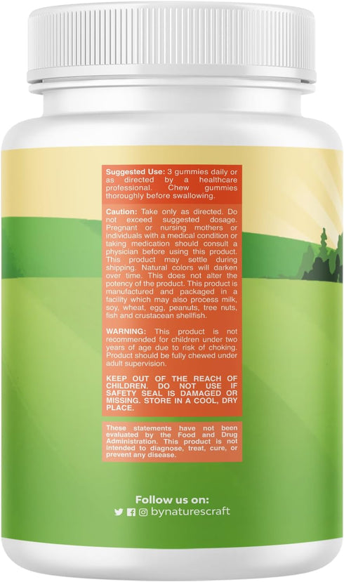 Plant Based Omega 3 Gummies for Kids - Delicious DHA Kids Omega 3 Gummies for Vision Immunity and Focus - Vegetarian Omega 3 Supplement Gummies Halal Gelatin Fish Gluten & GMO Free (60 Servings)