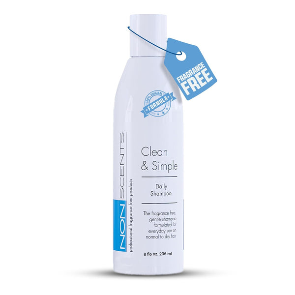 Nonscents Fragrance Free Shampoo, Original Formula, Hypoallergenic, Hydrating for All Hair Types