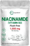 Vitamin B3 Niacinamide 500mg: 400 Capsules, Essential B Vitamin Supplement for Skin Care