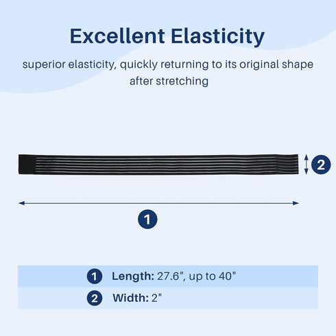 Comfytemp Reusable Ice Pack Strap, 27.6 x 2 in, Stretchable Ice Belt Extender Strap for Most Ice Packs, 1pc