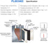 3.7V 1300mAh 603465 Lithium Polymer Ion Rechargeable Battery with 2P PH 2.0mm Pitch Connector