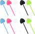 Honbay 100PCS Assorted Color 4 Inch Mini Plastic Shovel Spoons Disposable Love Heart