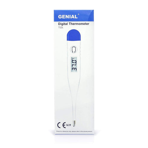 Digital Thermometer for Fever - Quick Reading Waterproof Oral Thermometer with Fever Indicator for All Ages