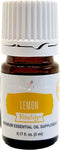 Young Living Vitality Lemon Essential Oil 5ml - 100% Pure, Zesty Citrus Flavor for Culinary Delights - Brighten Your