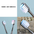 EasyHonor Soft Toothbrushes, Adult Medium Bristle Toothbrushes with Fashion Color Crystal & Non-slip Handle and Wide-head and Square Hole Bristles, Soft Toothbrush for Sensitive Gums (6 Pack)