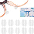 2.5mm Eyeglasses Air Bag Stick on Silicone Nose Pads - Upgrade 10 Pairs for Plastic Frame, Anti-Slip