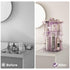 Rotating Makeup Organizer for Vanity, Adjustable Spinning Tray, Cosmetic Display Case with Brush Holder & Perfume Tray