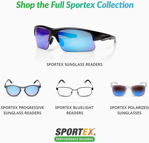 SPORTEX SAV Men's AR4163 Reading Glasses, Flexible, Durable, Lightweight High-Performance Readers
