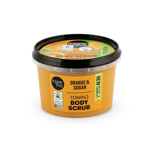Natural Sicilian Orange and Sugar Body Scrub, 250ml