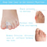 Pack of 12 Gel Toe Separator, 1/4" Thick Big Toe Spacers, Single Loop Corrector and Spacer for Bunions (Clear)