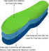 Dr. Foot's Plantar Fasciitis Insoles - Arch Support Shoe Inserts for Flat Feet, XL