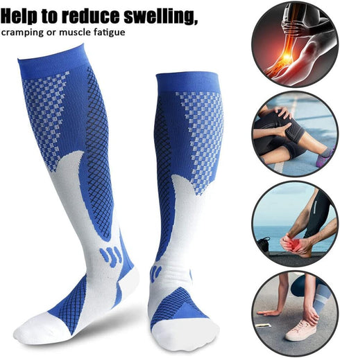 Magik 3-6 20-30 mmhg Pairs Medical Sport Compression Socks for Edema Varicose Veins