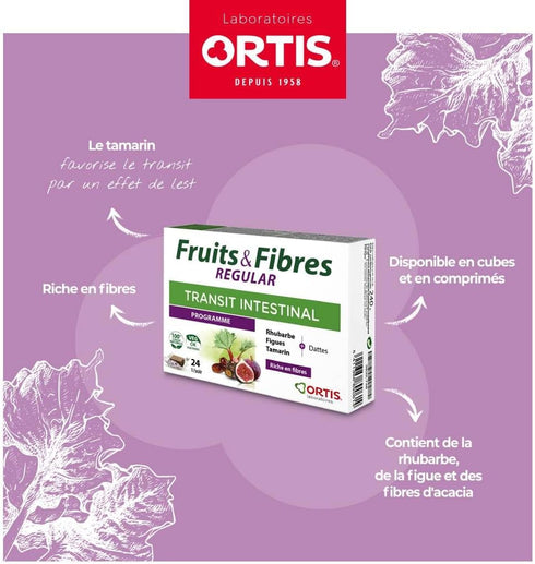Ortis 24 Fruits & Fibres Regular Cubes