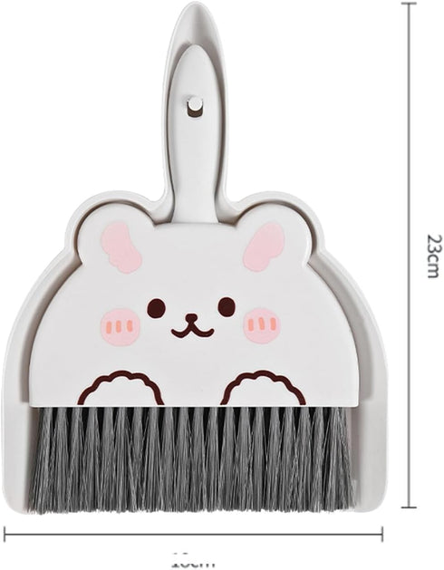 Set Dust pan Broom Brush Dustpan, Dustpan and Brush Mini dust Pans with for Table Key Board Cat Dog and Other Pets Dust