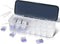 P-80 Daily Contact Lens Organizer with Remover & Tweezer, Disposable Lens Dispenser,
