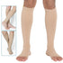 PAKHUDB 1 20-30mmhg Support(Type2-Black,6XL) Calf Compression Sleeves Pair Calf Compression Sleeve Leg Warmer Stocking