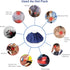 Ice Pack for Injuries, Hot & Cold Therapy, Reusable 9 in Bag for Teeth Pain, Headaches, Menstrual Relief