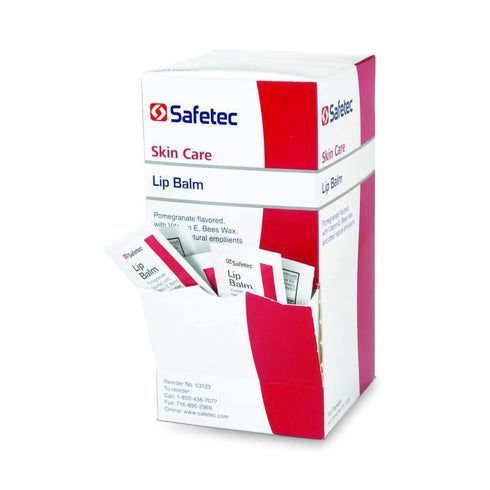Safetec Lip Balm Individual Packet, 0.5 Gram, 144 Ct