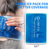 Extra Large Gel Ice Packs for Injuries Reusable Cold Compress for Shoulder Knee Back Neck - Flexible Ice Pack