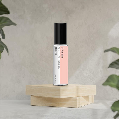 DEMETER Clean Skin Roll On Perfume Oil, 0.33 Oz, Long-Lasting