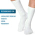 Heelbo Diabetic Socks for Sensitive Feet Without Elastic for Men and Women for Circulatory Problems, Edema