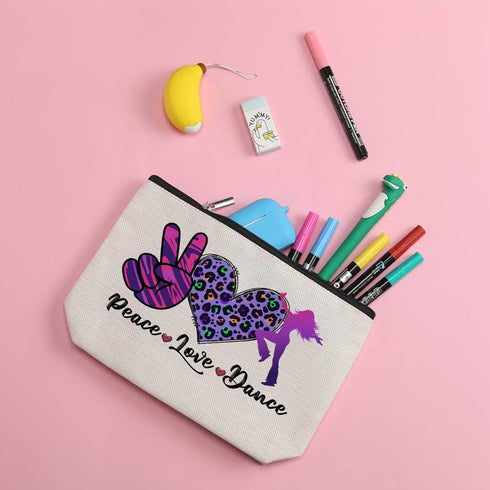 Dance Bag for Women, Makeup Organizer Gift for Dance Lovers, Graduation, Birthday, Recital, Teacher, Best Friends,