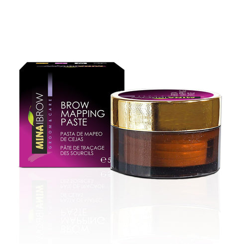 MINA White Mapping Brow Paste 5g, Draw or Sketch the Right Shape of the Eyebrow, Brow Mapping String, Eyebrow Contour
